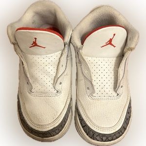 Jordan 3 White Cement Reimagined Toddler size 9c as is